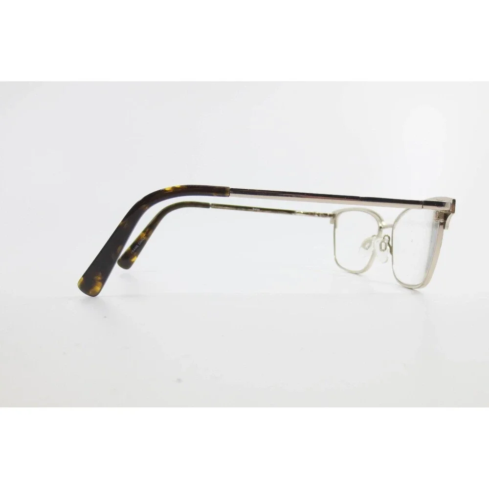 Salsa SA 20213 Brown Gold Tortoise Rectangular Eyeglasses Frames 52-17-135